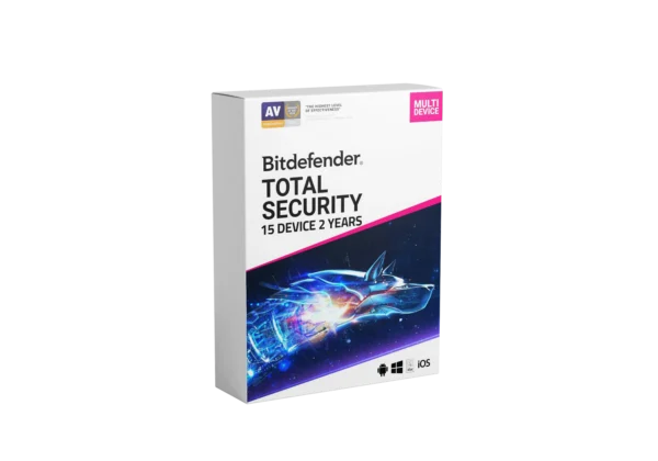 Bitdefender Total Security Family Pack 15 Device 2 Year